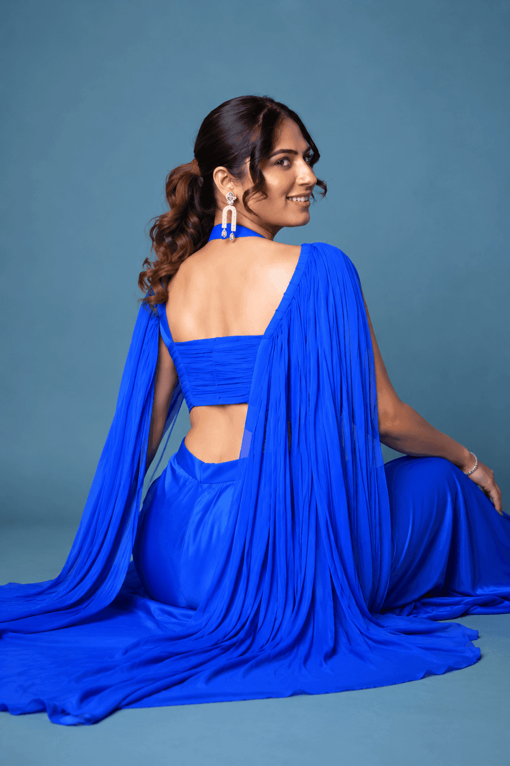 Sitara royal blue view 6