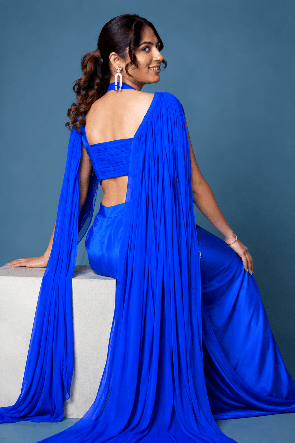 Sitara royal blue view 7
